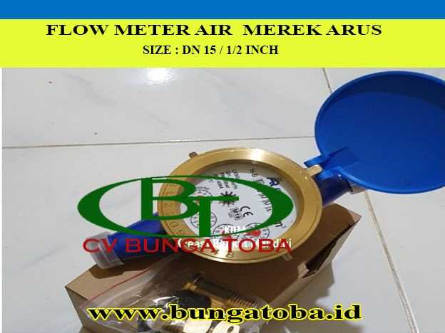 Flow Meter Air 1/2 Inch Merek Arus 15 mm - Featured image