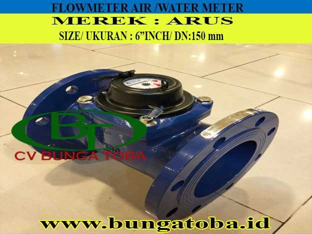 Flow Meter Air 6 Inch Merek Arus 150 mm - Featured image