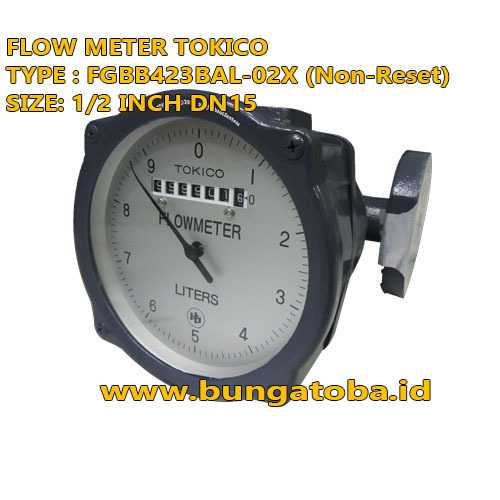 Flow Meter Tokico 1/2 Inch DN 15 (Non Reset) - Featured image
